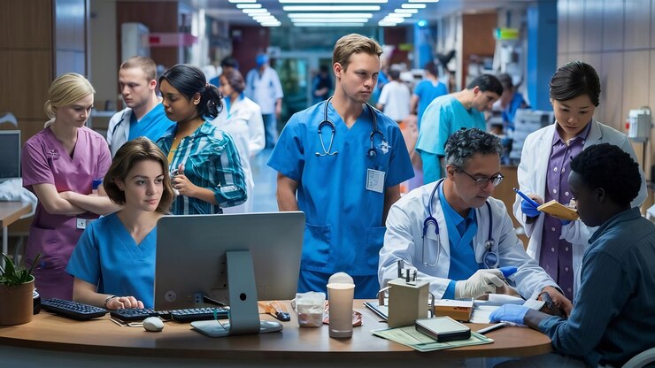 Female nurse working in hospital ward – How to become a nurse in 2025